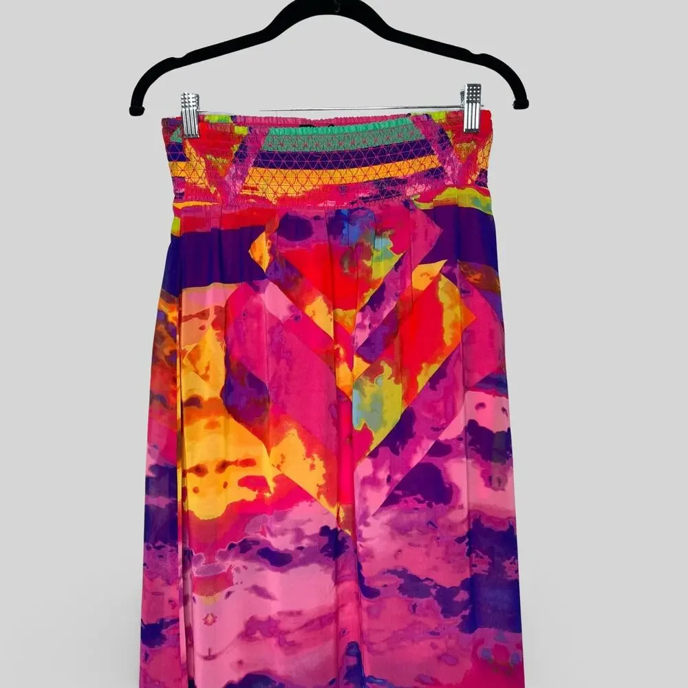 Bebe Colorful Maxi Skirt